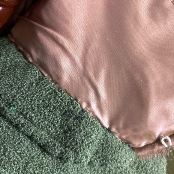 Vintage forstman frizelda MCM retro boucle fern green coat S - Picture 8 of 16